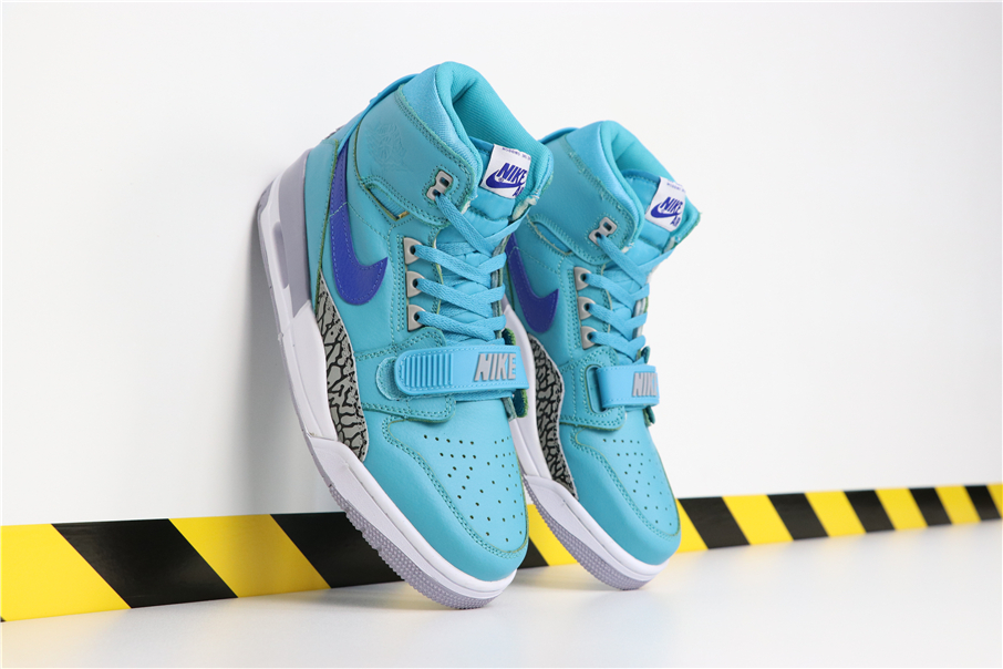 Don C x Jordan Legacy 312 Jade Blue Shoes